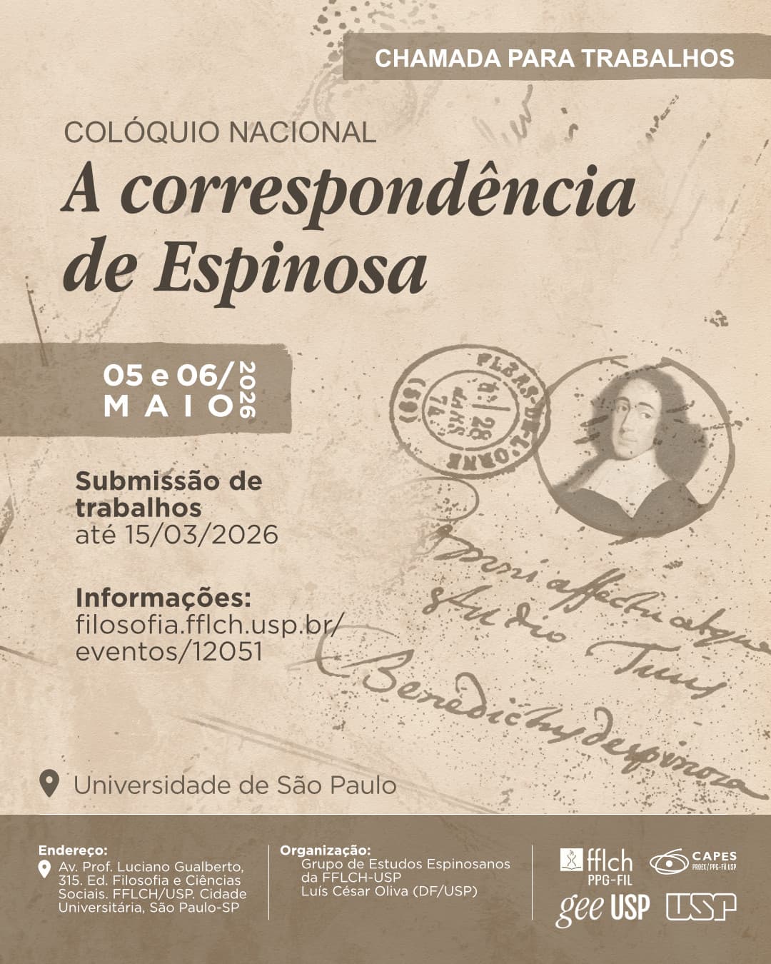 A correspondência de Espinosa - 30 anos do Grupo de Estudos Espinosanos da USP