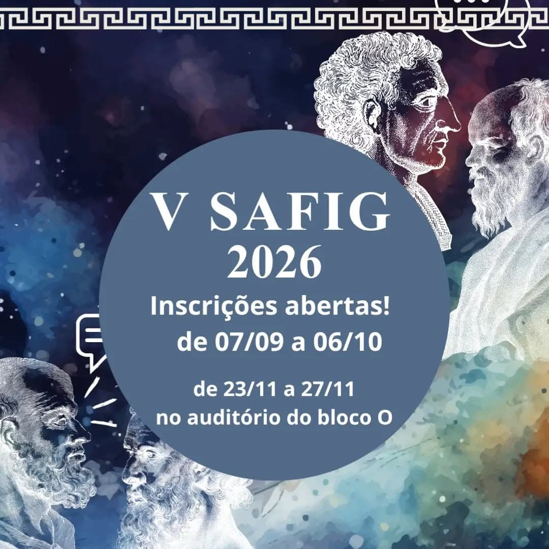 V SAFiG — Semana Acadêmica de Filosofia da Graduação (UFF)