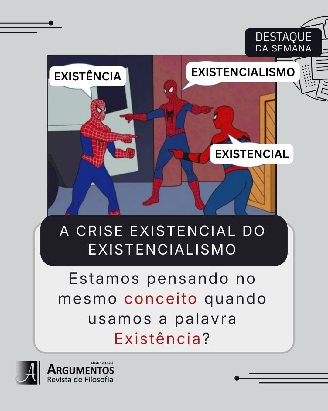 Revista Argumentos: Existência e Filosofia Existencial a partir de Paul Tillich