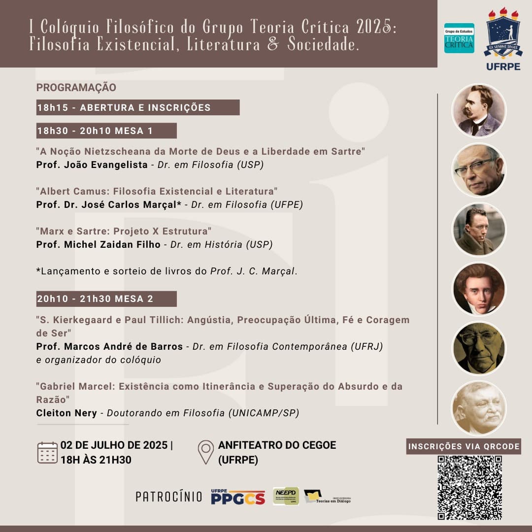 I Colóquio Filosófico do Grupo Teoria Crítica 2025